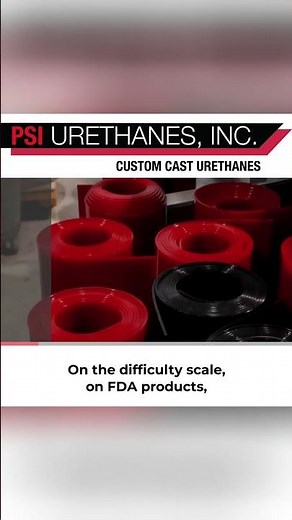 FDA Polyurethane Material #urethane #foodandbeverage #manufacturing