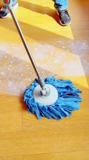 Quick cleaning tips: Use spin mop to easily remove stains...Unfold