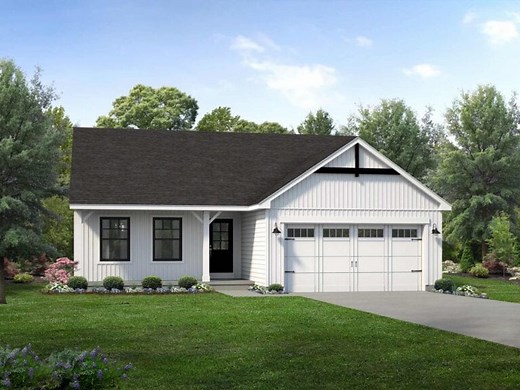 Bristol II Floor Plan: Comfortable Ranch Style Home | Wayne Homes
