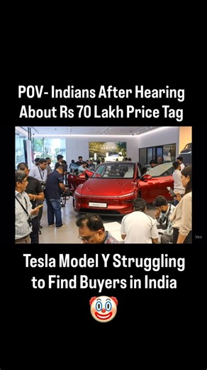 27K views · 1.9K reactions | Tesla got all the attention from Indians… until that price tag cleared the crowd ⚡ #TeslaIndia #electriccar #indiancars #carblogindia | Car Blog India | Facebook