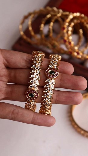 5.2K views · 58 reactions | Traditional bangles with a touch of...
