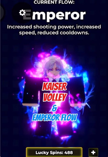 Kaiser Showcase in Blue Lock Rivals on Roblox