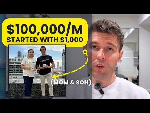 Mother and Son Built a $100K/Month Business Together (Started With $1,000)