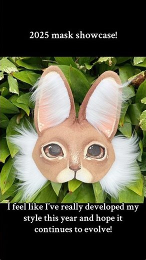 2025 mask showcase! #theriangear #furry #animalmask #therianthropy #catmask #therian #maskmaker