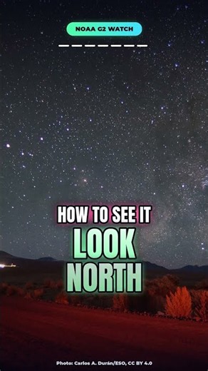 Northern Lights ALERT ⚡ G2 Storm Could Light Up New England! #NorthernLights #Aurora #Shorts