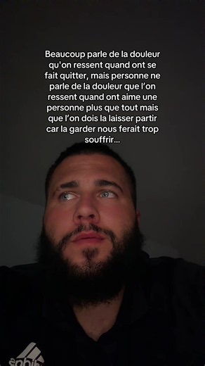 La douleur de laisser partir quelqu’un qu’on aime plus que tout