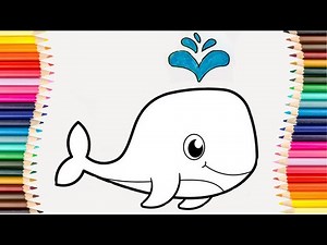 How to draw a gray whale Step by step easy drawing