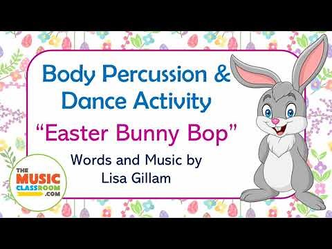 Easter Song for Kids! Body Percussion and Dance | Easter Music and Movement | Easter Bunny Song