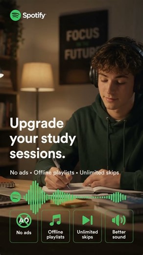 Your Study Session Deserves Better 🎧 | Spotify Premium Student #ad