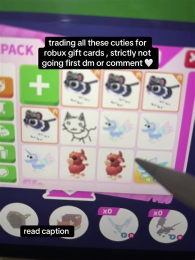 feel free to ask questions or see the pets in game , trade stealers , self promo, & ppl asked me to go first will be blocked 🤍🥹 #adoptme #adoptmetrading #adoptmetrade #robux #robuxgiftcard crow , parrot , frost , shadow , high tiers , owl adopt me , adm for robux gift cards, adopt me for robux, adopt me for robux giftcards , oki that’s it bye