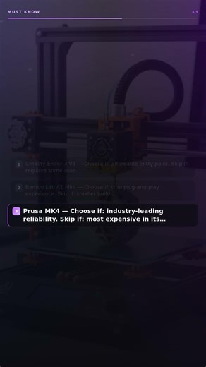 Best 3D Printers for Beginners 2026: Detailed Comparison Guide #shorts