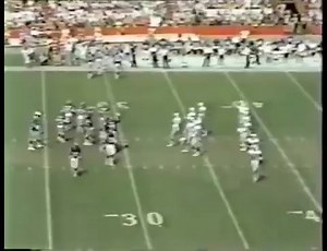 October 12, 1986: Dan Marino throws a 30 yard touchdown pass to Mark Duper during a 27-14 victory over the Buffalo Bills. NBC's Don Criqui and Bob Trumpy call the action. Special thanks to Alex Carter for sending the clip. | Ghosts of the Orange Bowl