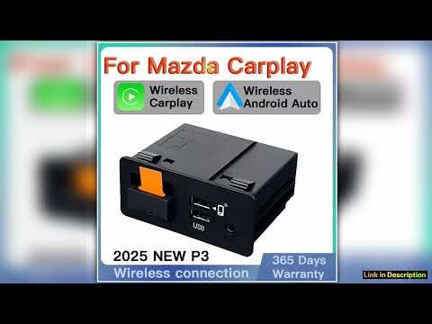 NEW P3 For Wireless Apple CarPlay Android Auto Adapter USB Hub OEM for Retrofit Mazda 2 3 6 CX3 CX5