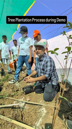 Tree Plantation Process during Demo. | Mission Green Mumbai