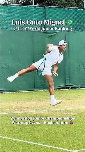Luis Guto Miguel 🇧🇷 ITF Junior World No.1 & Roland Garros Jr Champion — Can he win Wimbledon too?