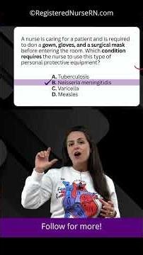 NCLEX Review: Infection Control and Safety PPE Requirements #shorts