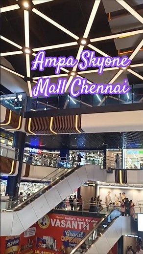 💥Ampa Skyone Mall Chennai || Ampa Skyone Mall || Ampa Skywalk || Famous Mall Chennai #chennai #mall