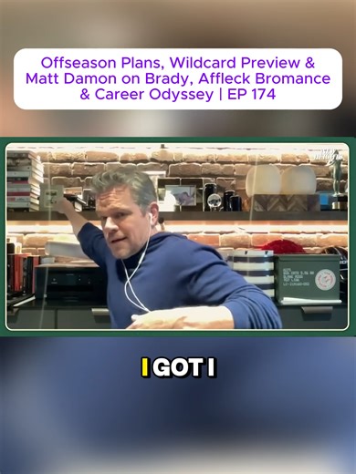 Matt Damon on NFL Offseason & Jason Kelce's Future