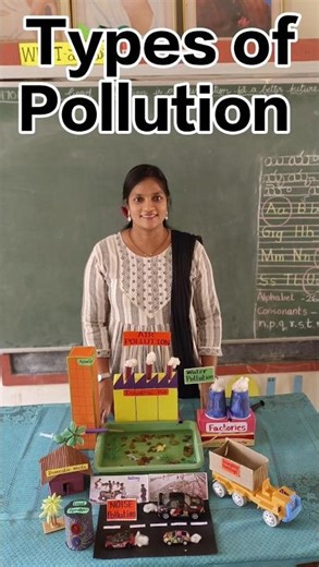 Types of Pollution working model/Science Day project