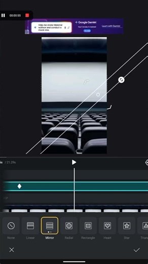 Cinematic text video edit with vn app