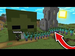 Encontramos una BASE SECRETA de ZOMBIES en una ALDEA de MINECRAFT! 😂
