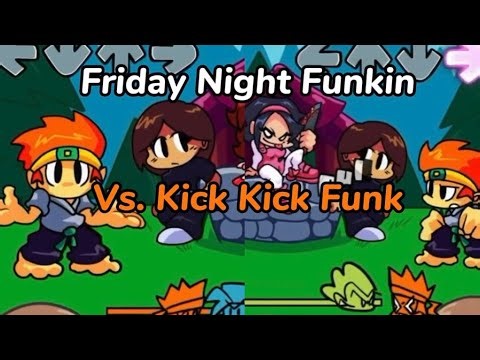 Friday Night Funkin' Vs. Kick Kick Funk (Dan the Man) - FNF Full mod showcase