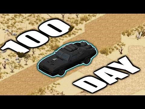 I Survived 100 DAYS as a ROAD WARRIOR In Project Zomboid