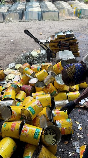 How Steel Oil Cans Are Recycled 🏭♻️ | Fast Workers