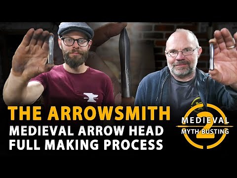 FORGING AN ARROW HEAD, full process.