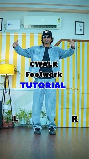 Cwalk Footwork V Step with Back Step tutorial #cwalk #cwalkfootwork #cwalktutorial