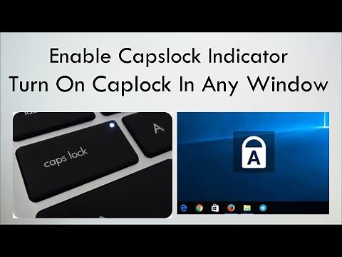 {SOLVED} How to turn on Windows 10 Caps Lock indicator | Turn on Caps Lock Indicator in Windows