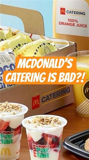 MCDONALD’S CATERING IS BAD?! #mcdonalds #fastfood #food #podcast #food