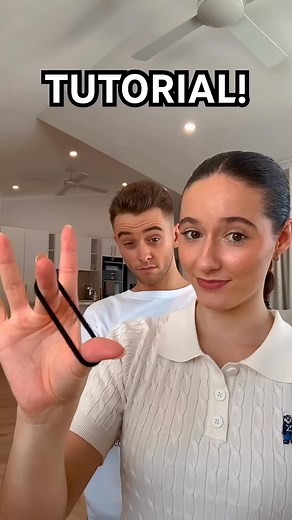 21K views · 169 reactions | CAN YOU DO IT 樂藍 VIRAL TIKTOK HAIR TIE TRICK TUTORIAL  (56)#ComedyGold #trend #FunnyMoments #tutorial #viral #lol #LaughOutLoud #trending #FunTimes | Jasminandjames | Facebook