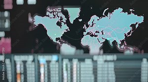 Live cyber attack threat map