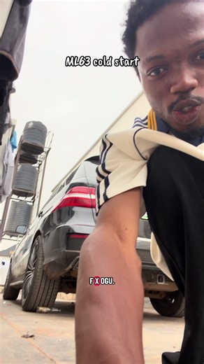 Cold start on @luckyfxogo ML63 AMG #matteo #coldstart #amg #ml63