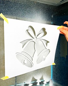 19K views · 55 reactions | Create frosty window art with spray snow❄️ | Nifty & Thrifty | Facebook