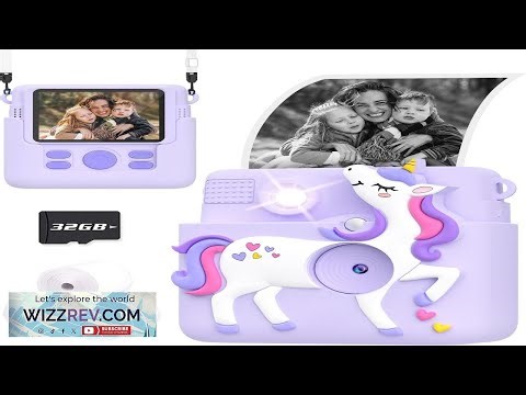 Kids Camera Instant Print 1080P Cameras for Kids Girls Toys Age 6 8