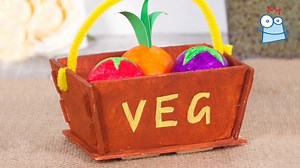 🥕🍅🌽 How sweet is this Mini Vegetable Basket? It's the perfect quick craft for kids to celebrate Harvest Festival this year. 🥕🍅🌽 ✏️ Full instructions and more crafts >> http://bit.ly/HarvestCrafts | Baker Ross