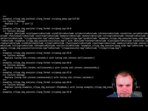Auto format C++ code in ROS2 using ament lint and clang format