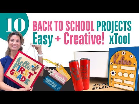 10 Creative Back to School DIY Projects with XTool Laser Machine