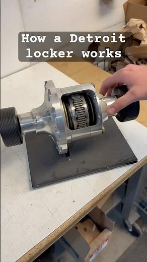 How a Detroit locker works, my Ford Excursion has them #shorts