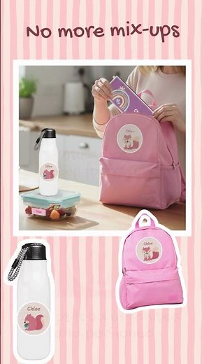 No More Mix-Ups! Personalised School Lunchbox & Backpack Routine | Back to School Essentials