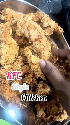 KFC Style Chicken at Home 🍗 | Super Crispy & Juicy Recipe 😋#kfc #homemade #food #shorts