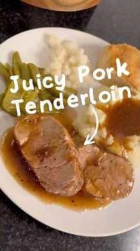 The BEST pork tenderloin EVER - Easy, Juicy, & Delicious!!! #pork #porktenderloin #comfortfood