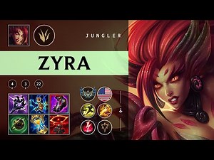 Zyra Jungle vs Skarner - NA Challenger Patch 25.22