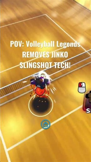 Jinko slingshot too op #roblox #volleyball #volleyballlegends