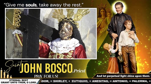 #QuiapoChurch Official 5AM LIVE MASS 31 JANUARY 2026 • Memorial of SAINT JOHN BOSCO, Priest Paggunita kay SAN JUAN BOSCO, Pari Tagapagdiwang: Rev. Fr. Egai Doroteo, MMSJ QUIAPO CHURCH MOBILE APP For Android: https://bit.ly/3nXUz4Q For IOS: https://apple.co/3k9nfFH #MinorBasilicaAndNationalShrineOfJesusNazareno #JesusNazareno #Nazareno2026 #Traslacion2026 #SaintJohnTheBaptist #SanJuanBautista #NuestraSeñoraDeLaBuenaHora #OurLadyOfTheGoodHour #AveMaria #BlessedVirginMary #BlessedMother #Catholic #