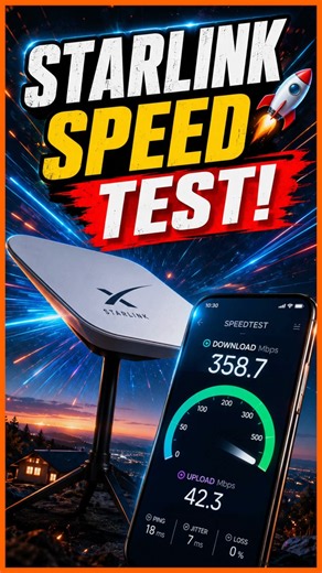 Starlink Internet Speed Test 🚀 How Fast Is Starlink Really?