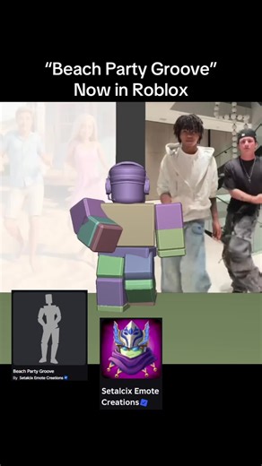 Any other trend I should do? Party at the beach! #robloxanimation #roblox #robloxdance