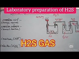 PART -1 :Laboratory preparation of H2S ( HYDROGEN SULPHIDE) Gas